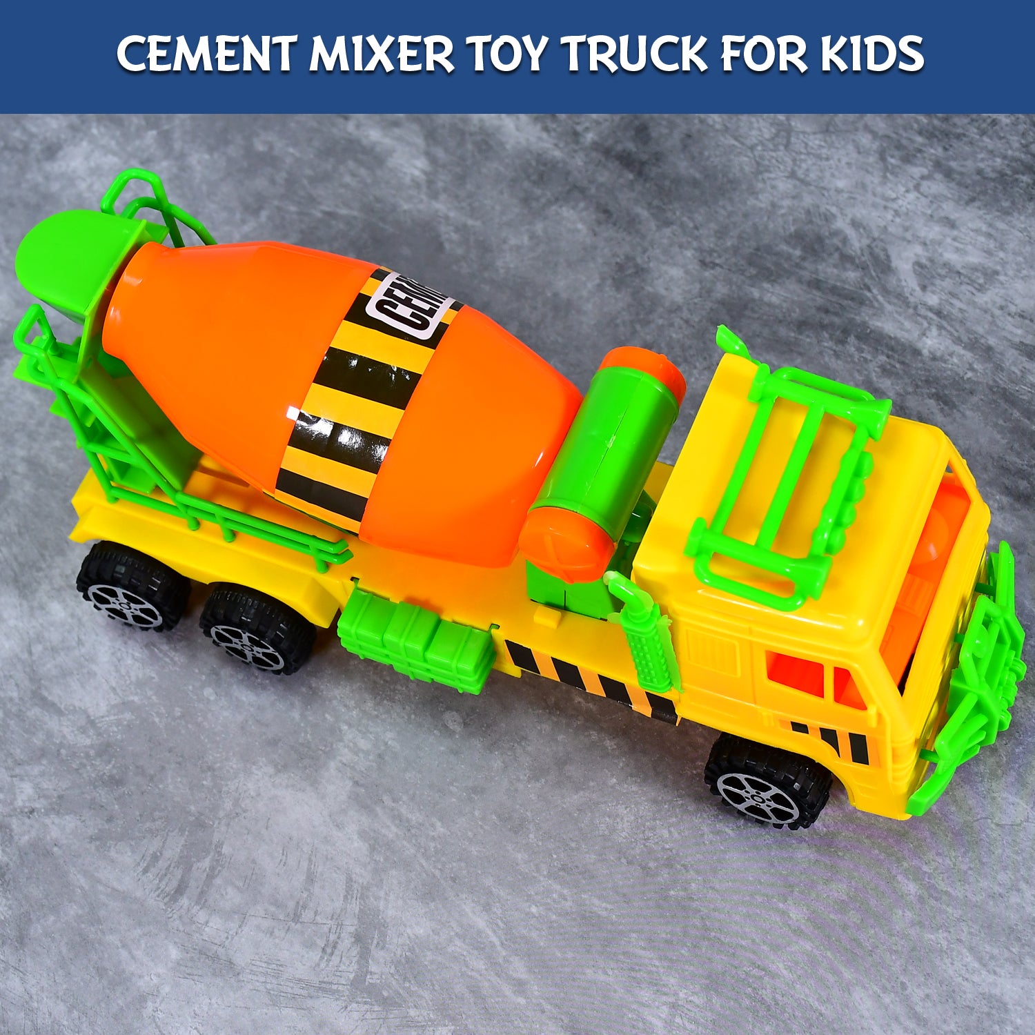 4441 Cement Mixer Truck Pushback Toy For Kids 4441 Cement Mixer Truck Pushback Toy For Kids